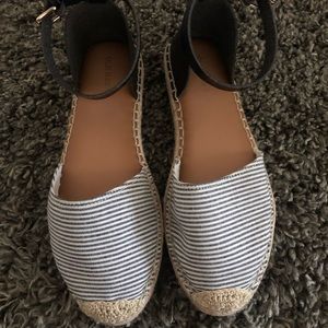 Old Navy ankle strap flat espadrille sandals